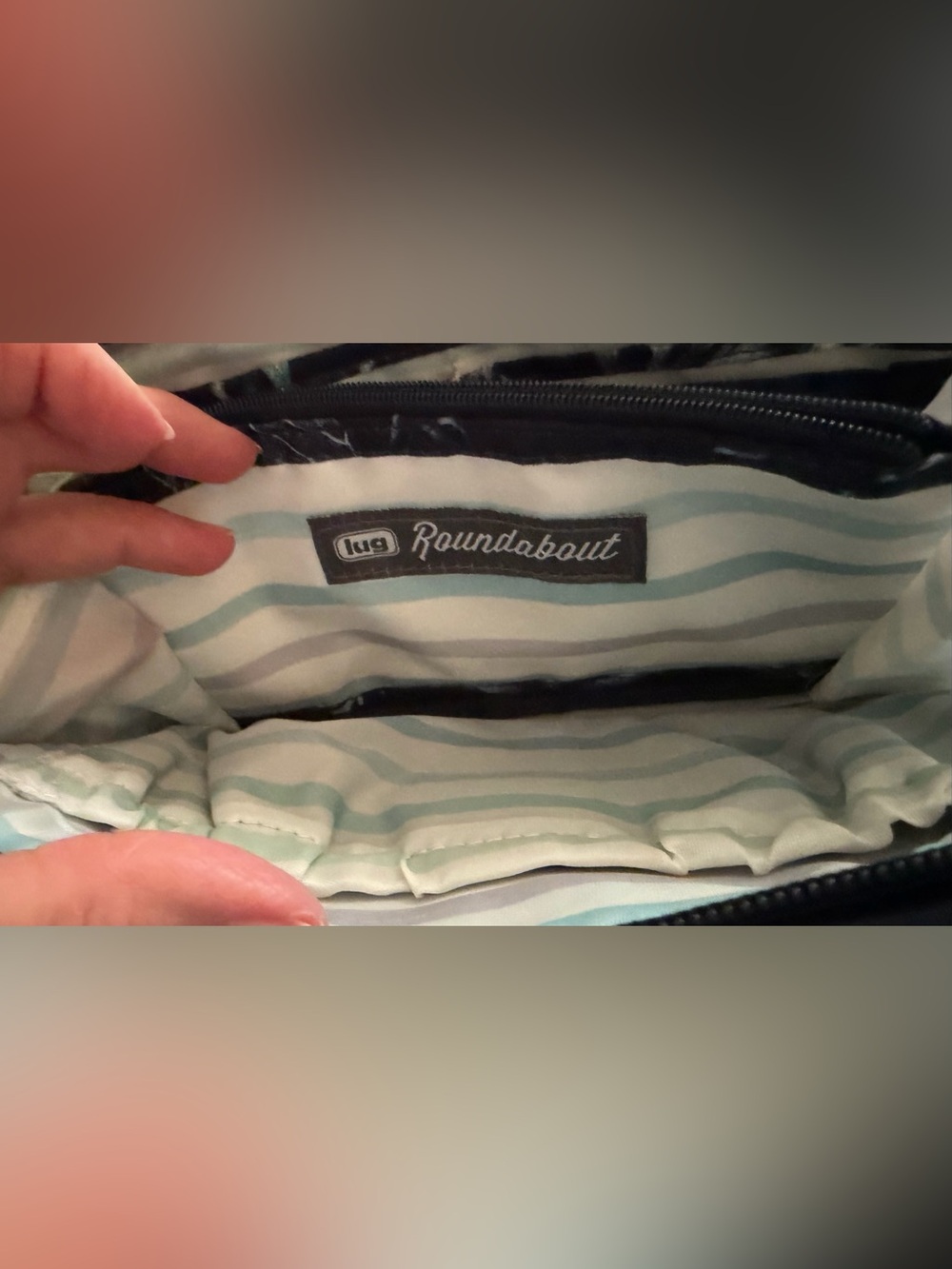 Lug Roundabout Crossbody Bag with Belt Loops and Built- In Wallet - Picture 9 of 14